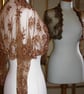 Custom Made Bolero - Embroidered & Beaded Tulle - Image 3