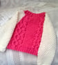 Cabled Cardigan for a Child to 11 years, Child's Round Neck Cardigan - Image 6