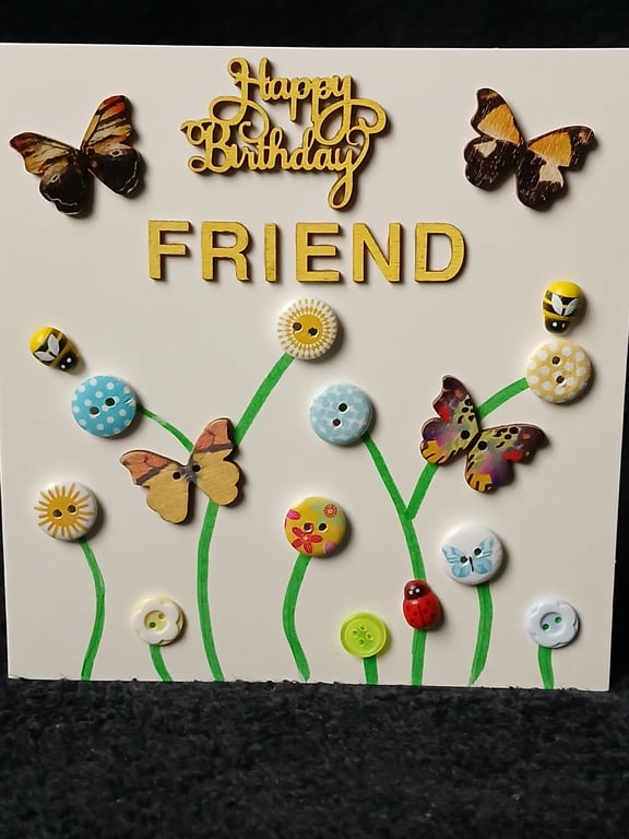 Friend birthday card 
