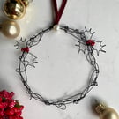 Christmas Wire Micro Wreath