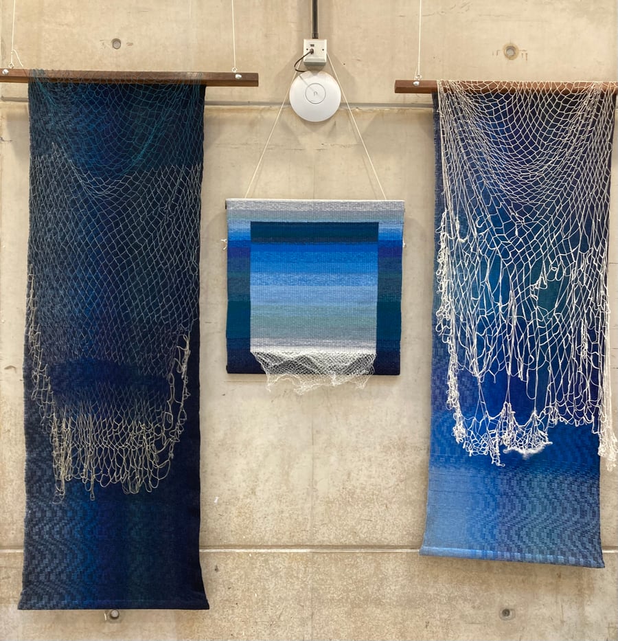 Tides Handwoven pair of Wall Hangings