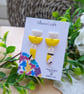 Yellow Pop Tier Earrings - Image 4