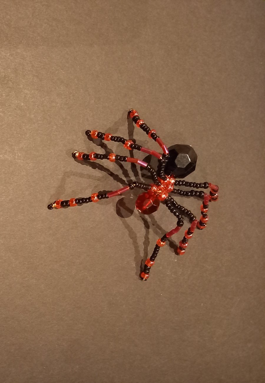 glass bead baby spider