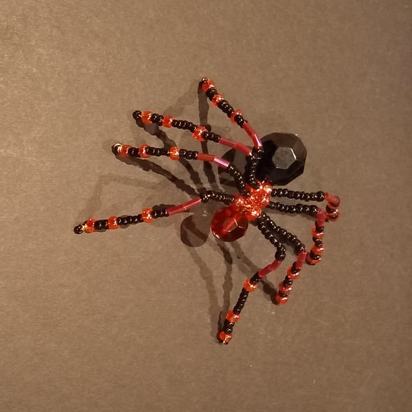 glass bead baby spider