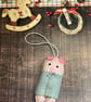 Felt pigs in blankets Christmas decorations - Image 4