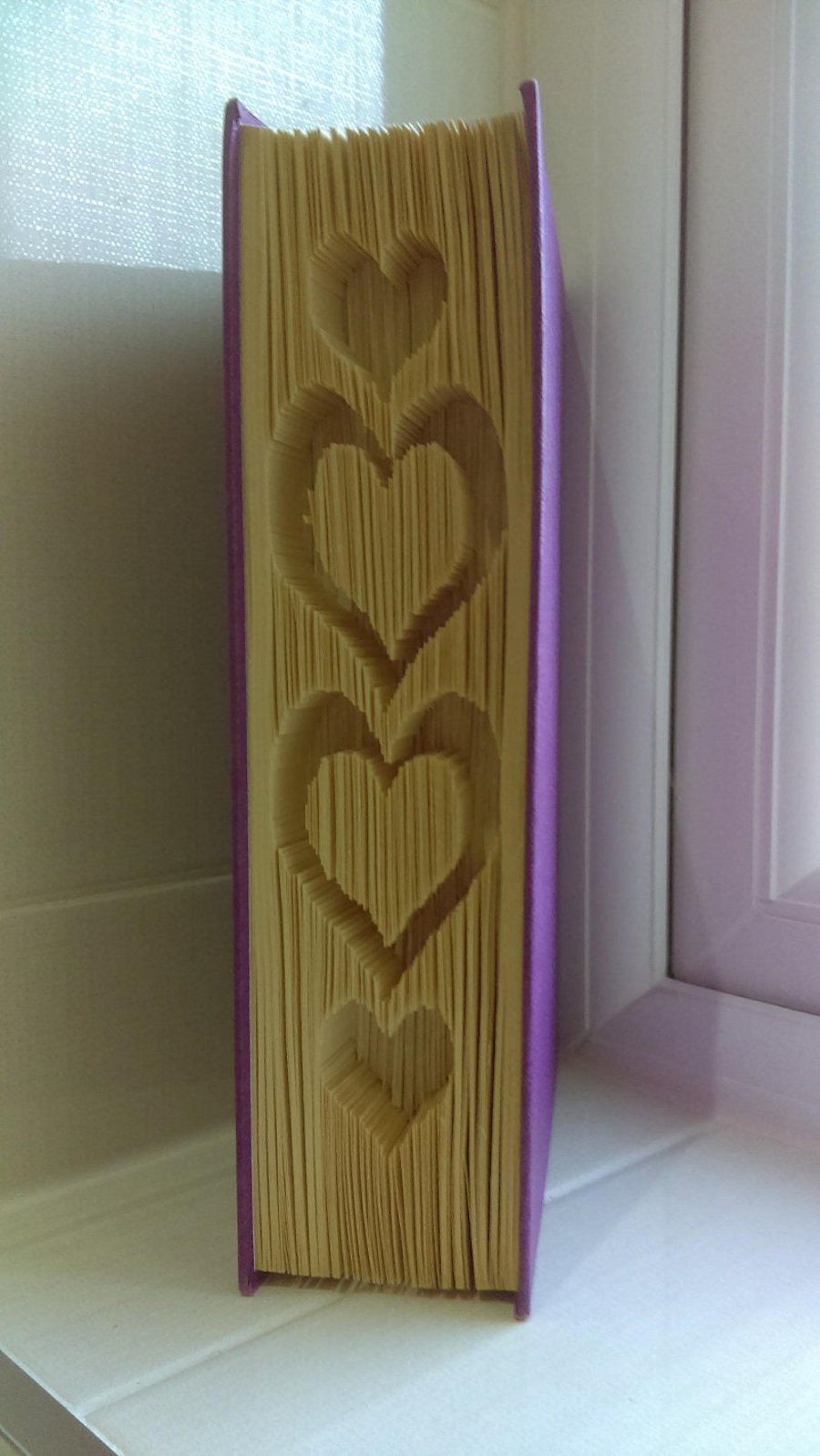 Hearts 2 CUT & FOLD Book Folding Pattern - EMAILED PDF PATTERN