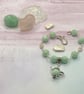 Amazonite stone bracelet with silver teapot charm - Image 4