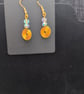Hand Made Spiral drop earrings - Image 2