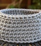 Crochet basket, oval container, home decor, plant display - Image 3