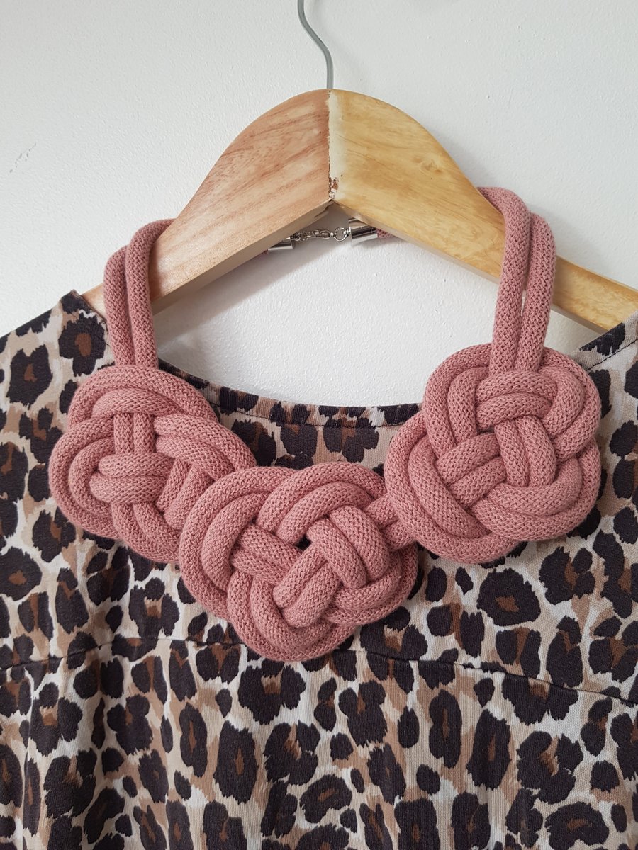 Chunky Cord Necklace, 13 Colours, Sustainable, Recycled, Statement