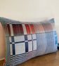 Quarterdeck Doubleweave Lambswool Cushion- Teal - Image 4