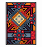 267A - Christopher Dresser Stained Glass Window Cross Stitch Pattern COLOUR - Image 1
