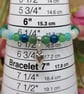 Mala bracelet with 27 blue and green agate and chrysocolla gemstones with hearts - Image 10