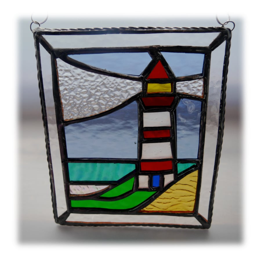 Lighthouse Suncatcher Stained Glass Picture 005