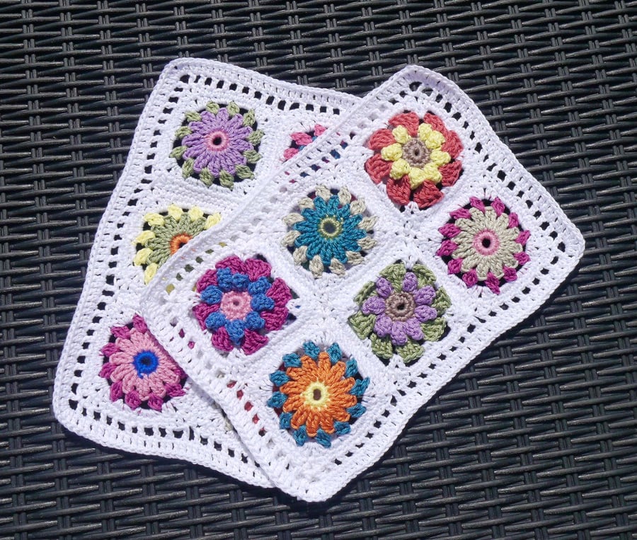 Crochet Place Mats Set of Two