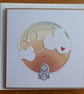 Rabbit With Clouds and Hearts Blank Card - Image 7