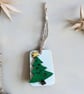 Set of 5 Wooden Christmas Gift Tags - Christmas Tree Design  - Image 4