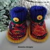 Baby Gender Neutral Booties- Shoes 0-6 months size 