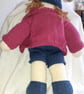Susie, a Hand Knitted doll - Image 4