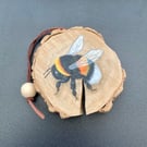 Bumble bee hand-painted hanging decoration 