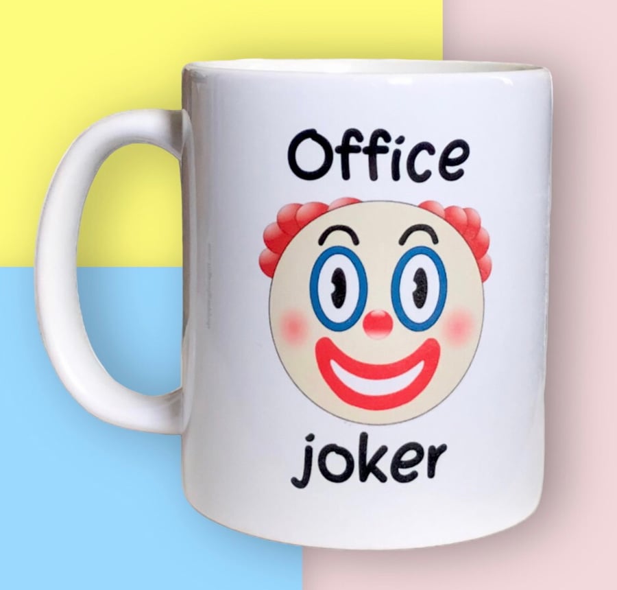 Office Joker Mug. Funny Mugs For Christmas For Office Workers.