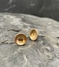 Filled Gold Earrings-Tiny Golden Studs - Image 4