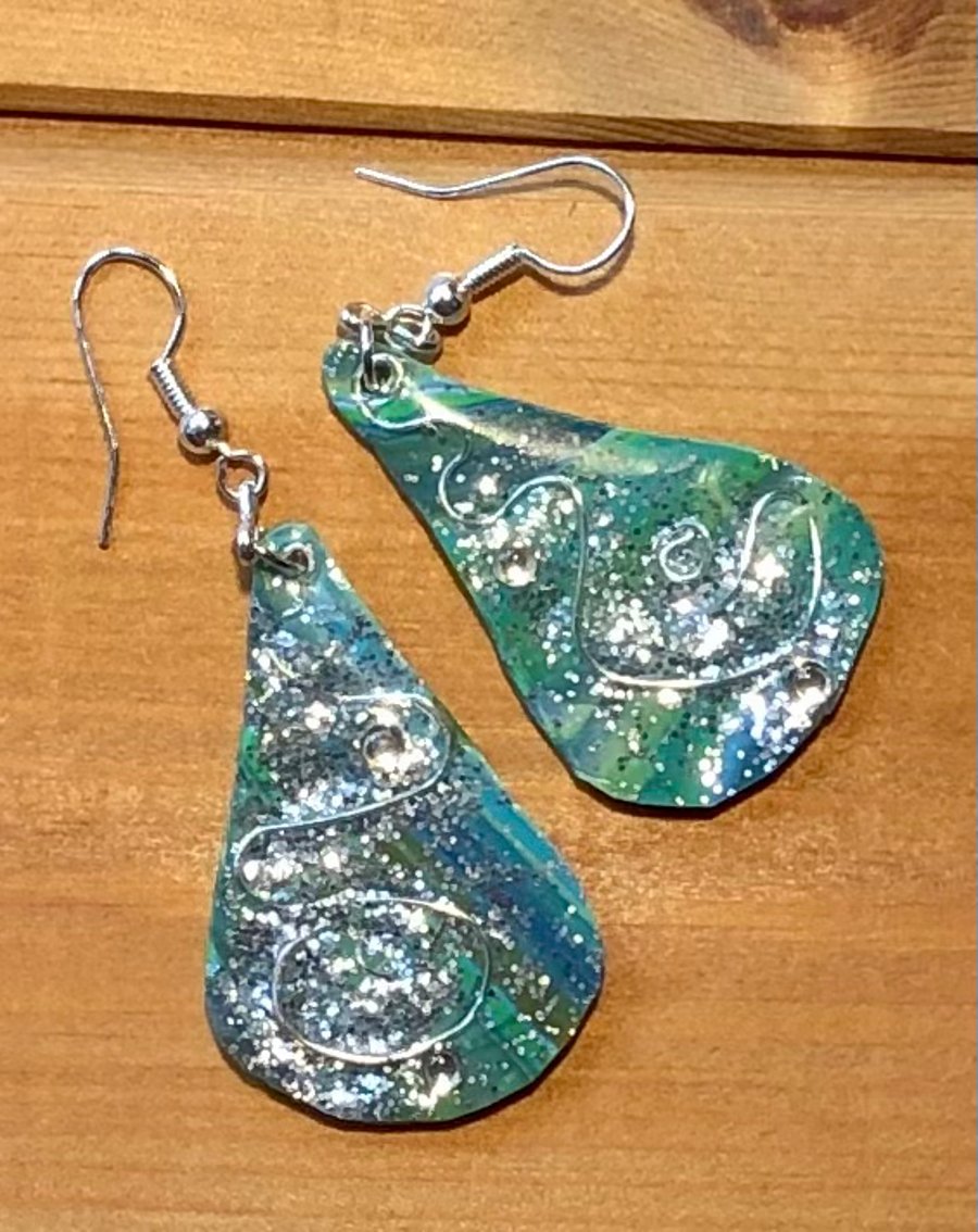 Ocean earrings