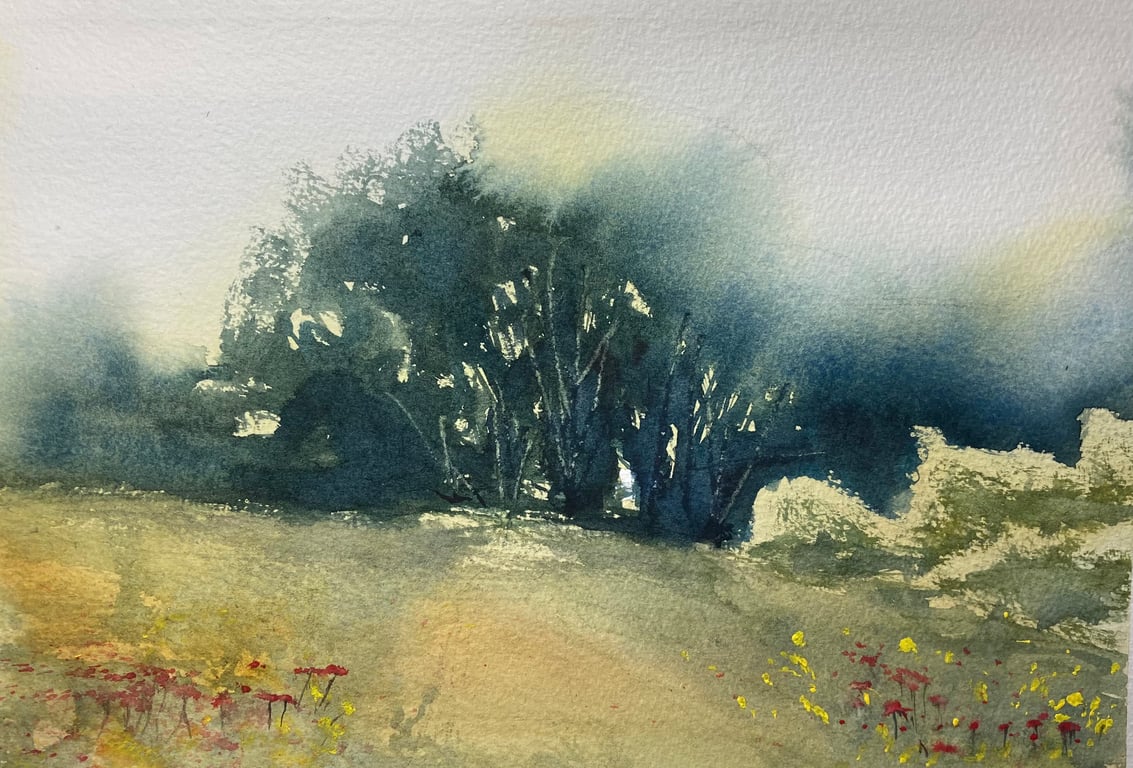 Boosbeck woods (Original Watercolour)  