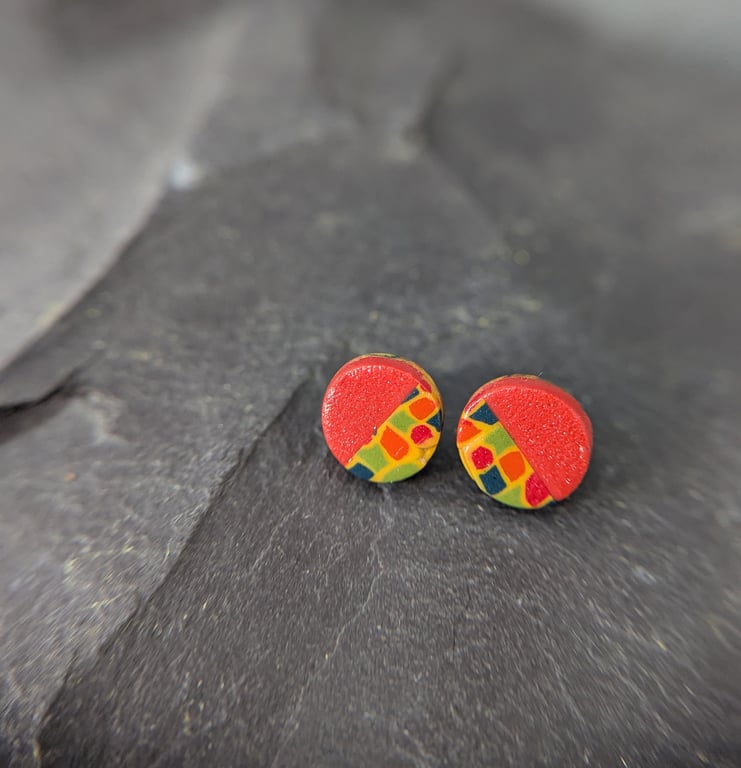 Autumn studs earrings 