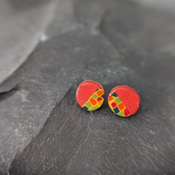 Autumn studs earrings 