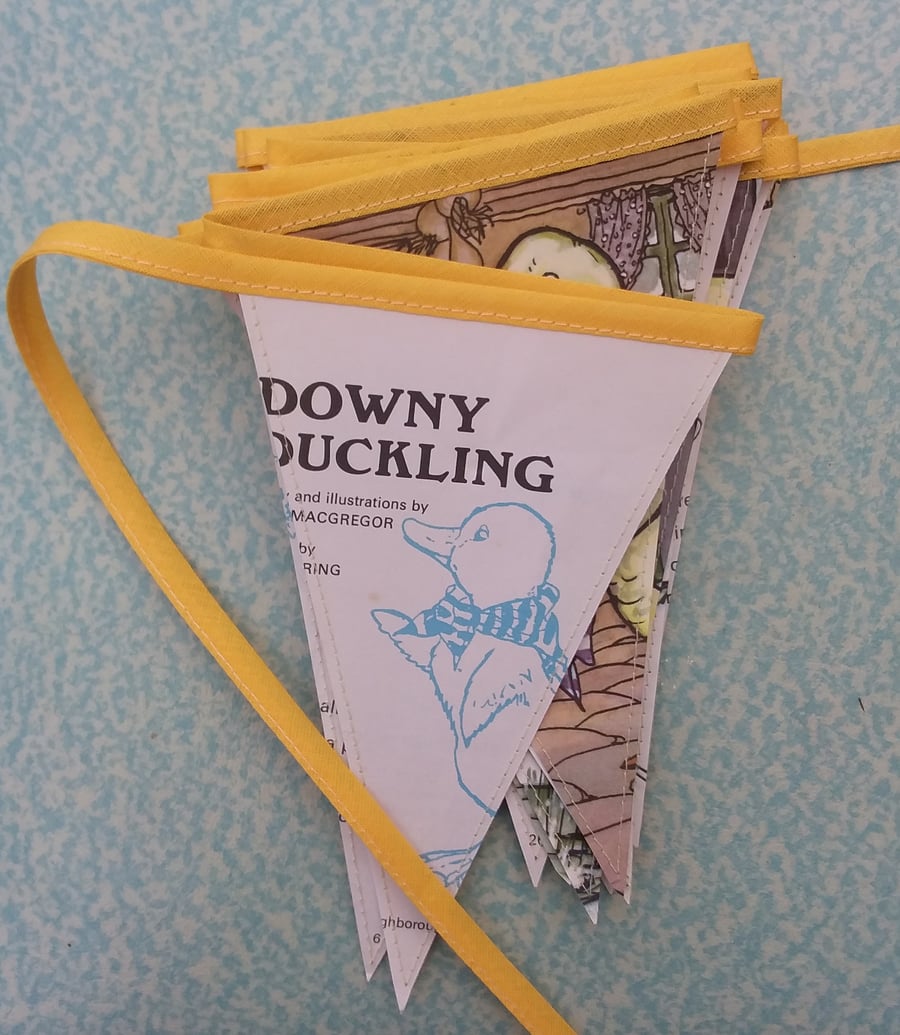 Book bunting - Downy Duckling