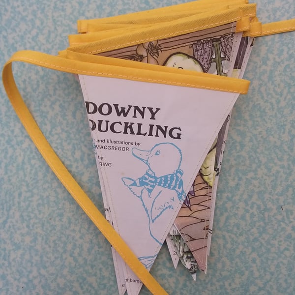 Book bunting - Downy Duckling