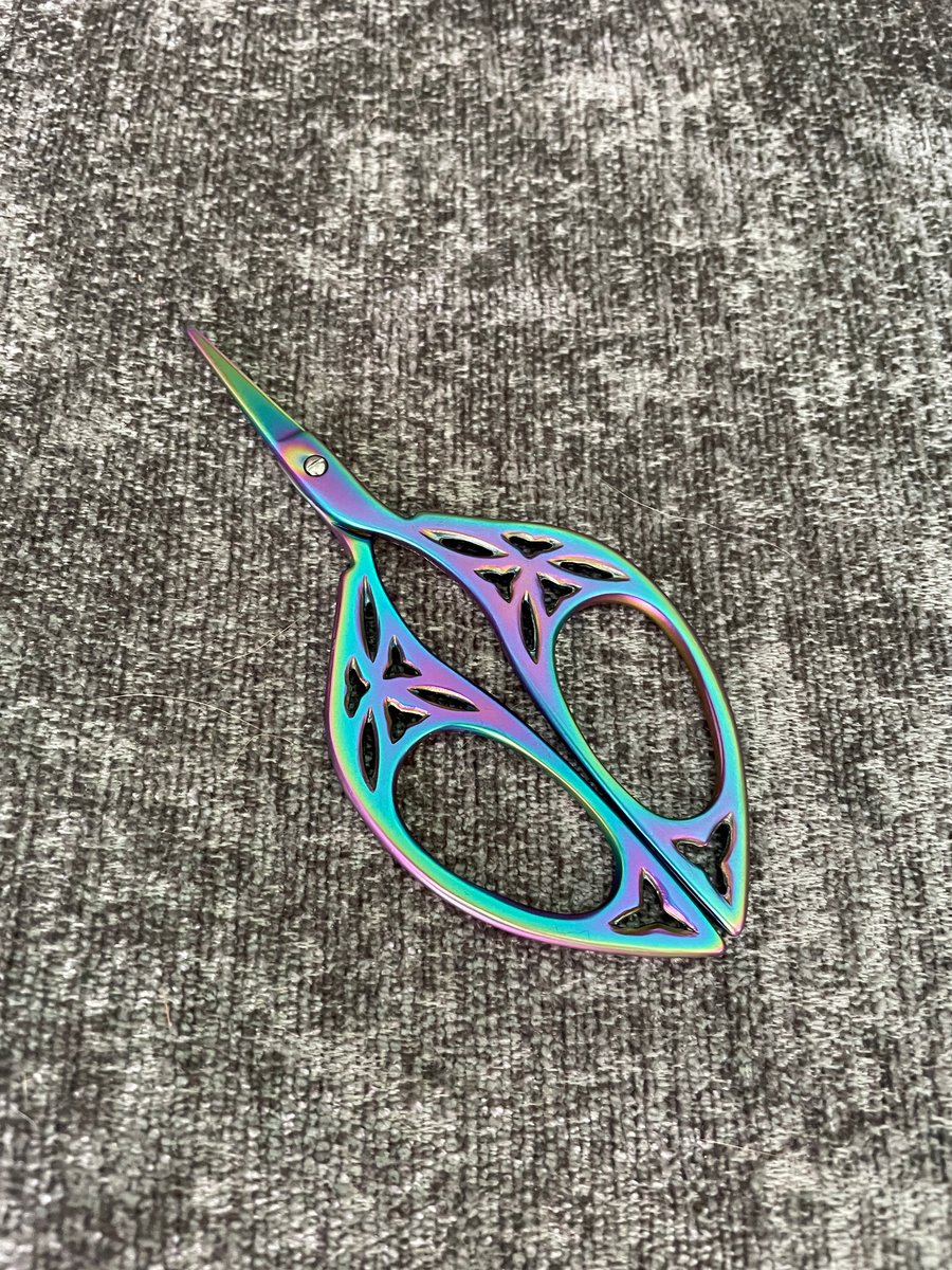 HiyaHiya Art Deco Rainbow Stainless Steel Scissors 