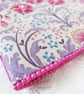 NEEDLE BOOK   HAND BEADED   PINK MAUVE - Image 5