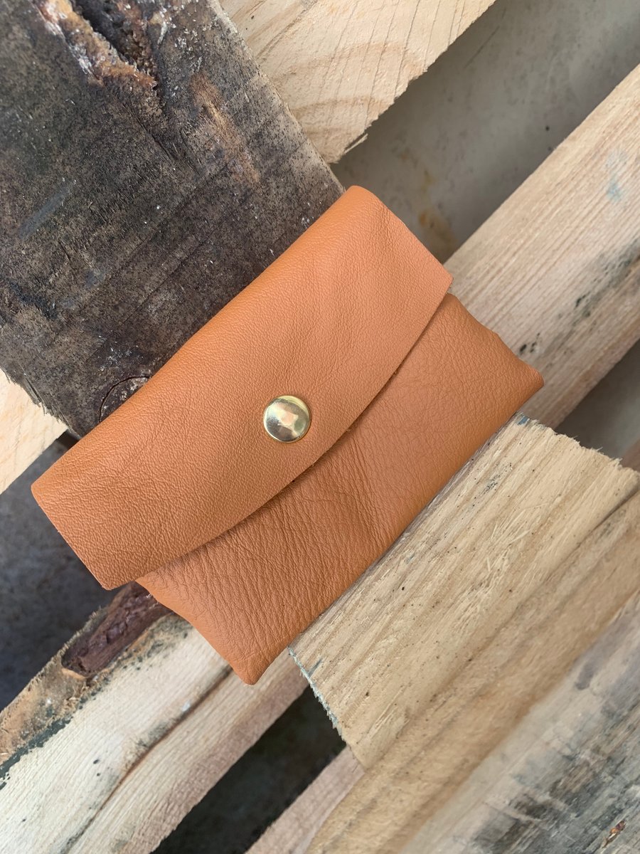 Colourful leather purse