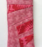 Glasses, sunglasses case, crazy patchwork, pink and red - Image 1