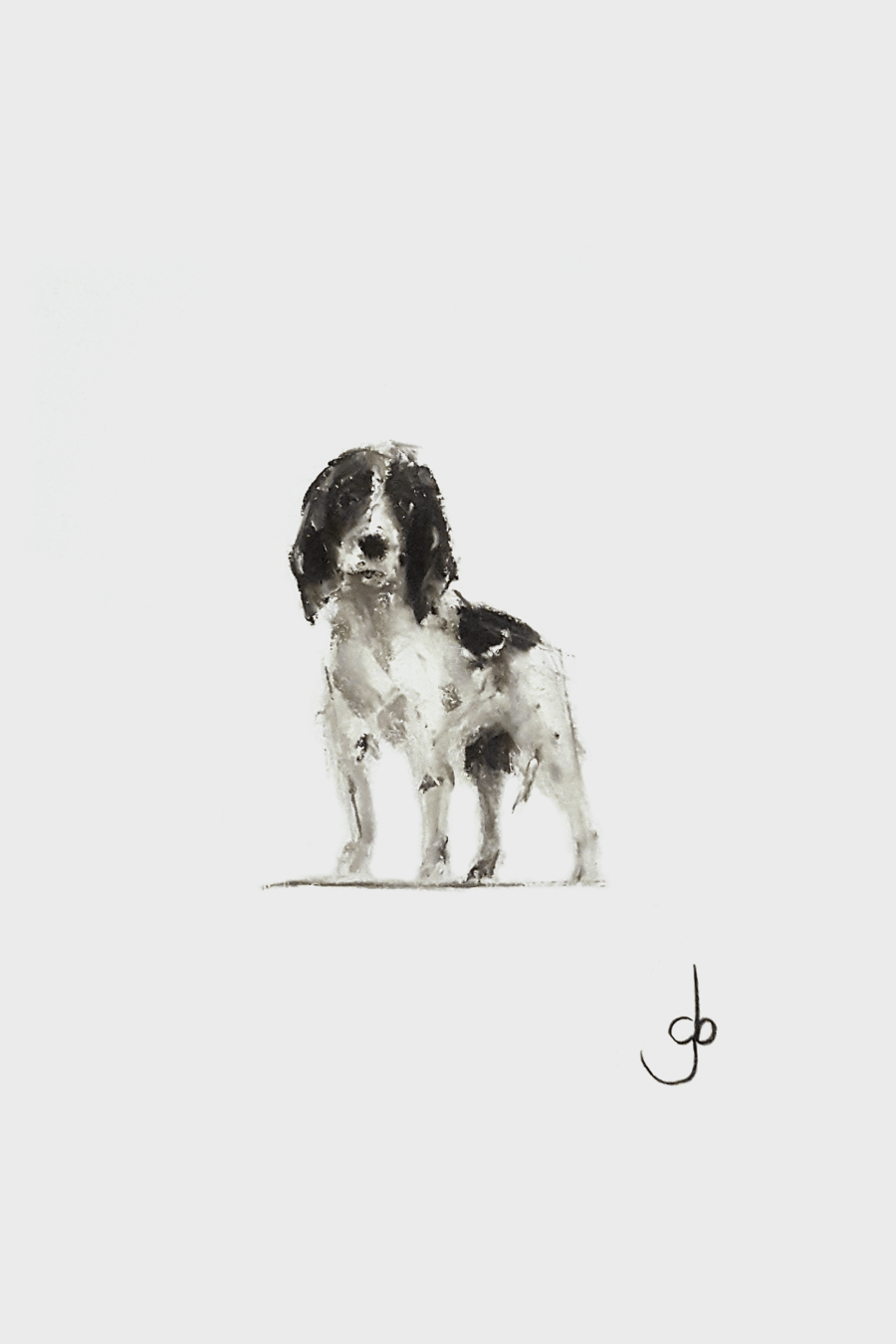 Springer Spaniel A5 Art Print 