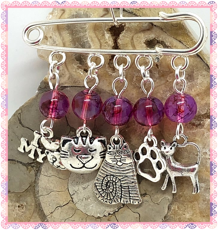 OOAK Cat Lovers pinPerfect gift for the cat lover