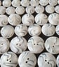 22.5mm  Vintage White Polyester Horn Buttons - Image 6