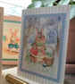 Snowdrops and Bunny Card - Blank Card - Image 7