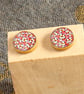 Hand Crafted Ear Studs - Modern Rustic Chic - Image 1
