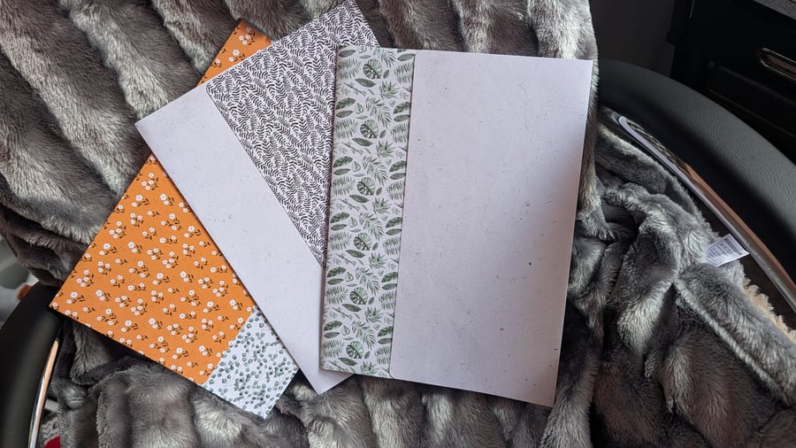 3 pack simple cardboard folders 