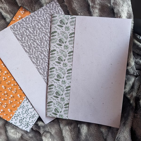 3 pack simple cardboard folders 