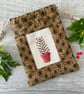 Hand Embroidered Drawstring Christmas Tree Gift Bag - Image 1