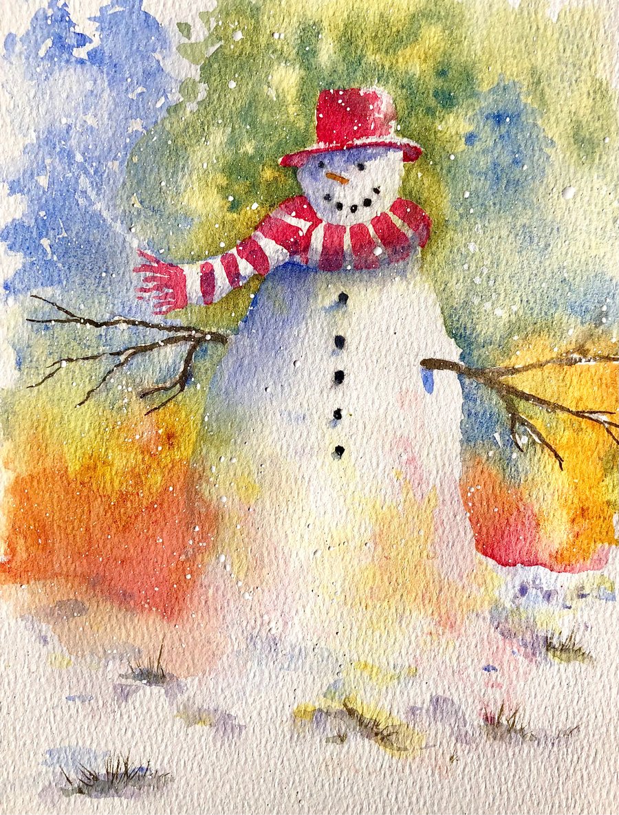 Joyous Snowman 