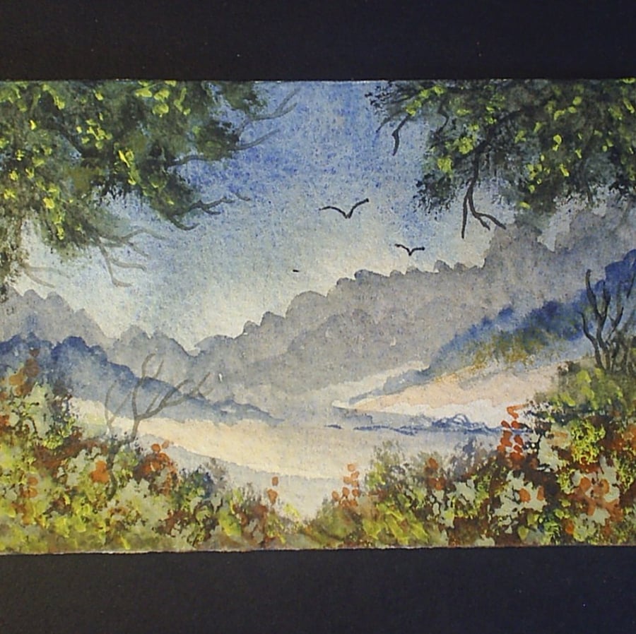 Art painting aceo original paintings landscape 