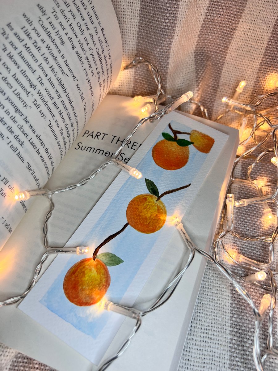 Fruity orange bookmarks