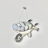 'Egg Hunt' Wheelbarrow Two - Hanging Decoration