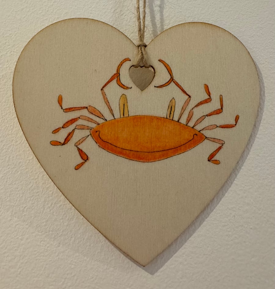 A Cheeky Crab Hanging Decoration 