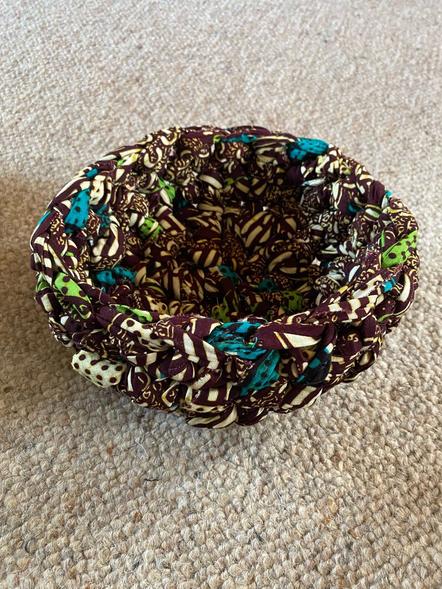 Vibrant Crocheted Bowl